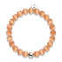 Kürbis | 925 Sterling Silber | Cheshire Glas Armband